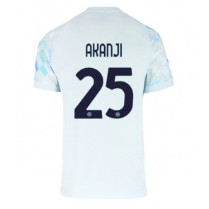 Inter Milan Manuel Akanji #25 Udebanetrøje 2025-26 Kortærmet